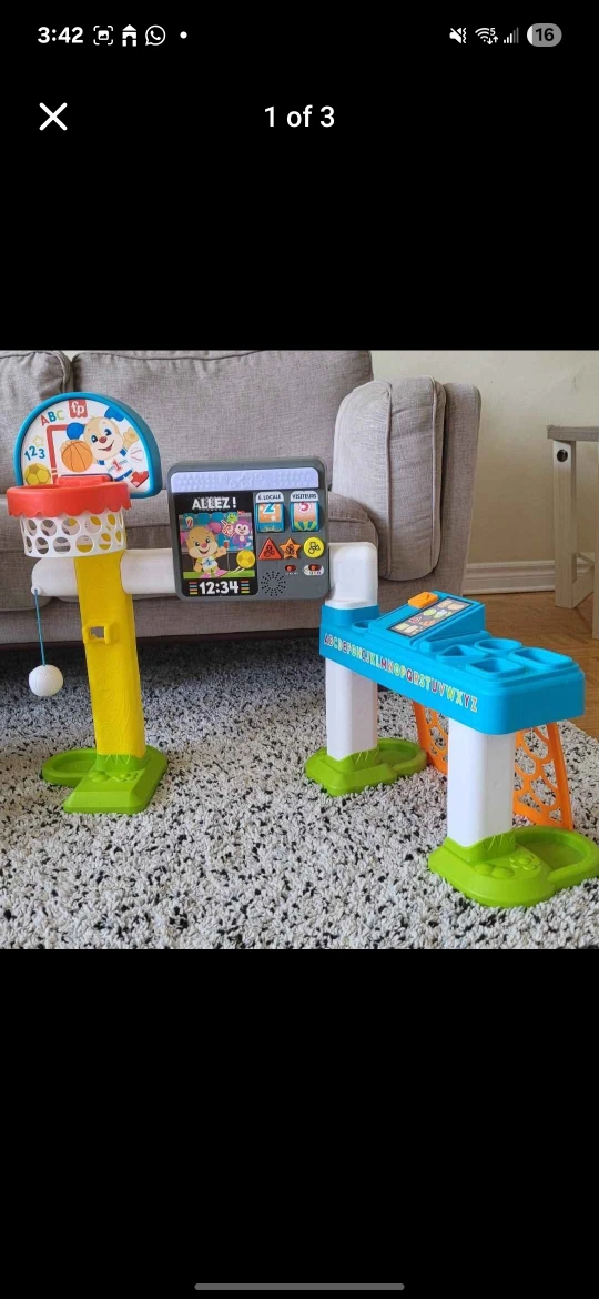 Fisher-Price Learning Letters Workbench- French