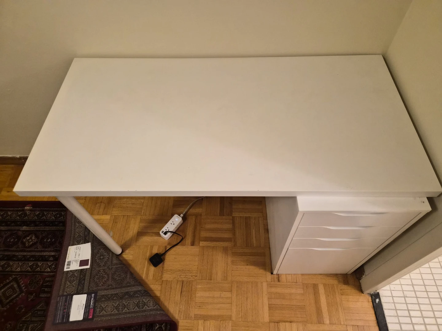 IKEA LINNMON / ALEX White Desk + chair - photo 3