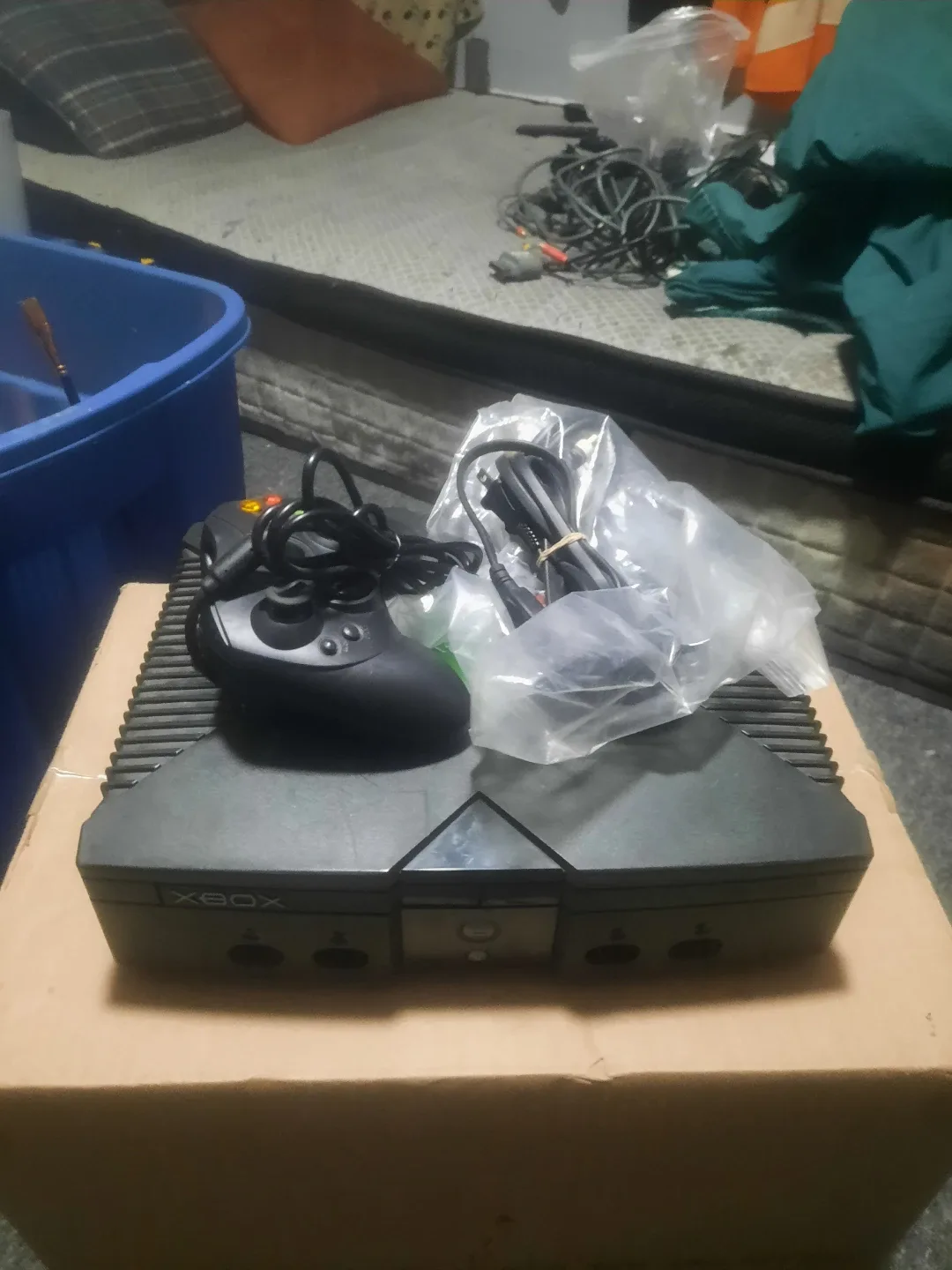 Original Xbox Console with Controller