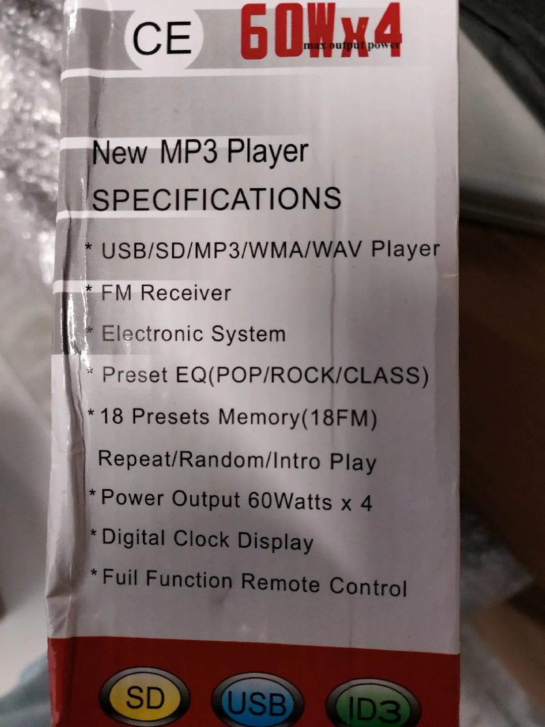 New JSD-20158 Car MP3 Player with USB/SD Port image indicator(2)