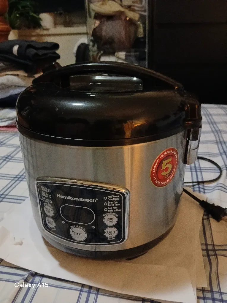 Digital Hamilton Beach Rice Cooker 7cup