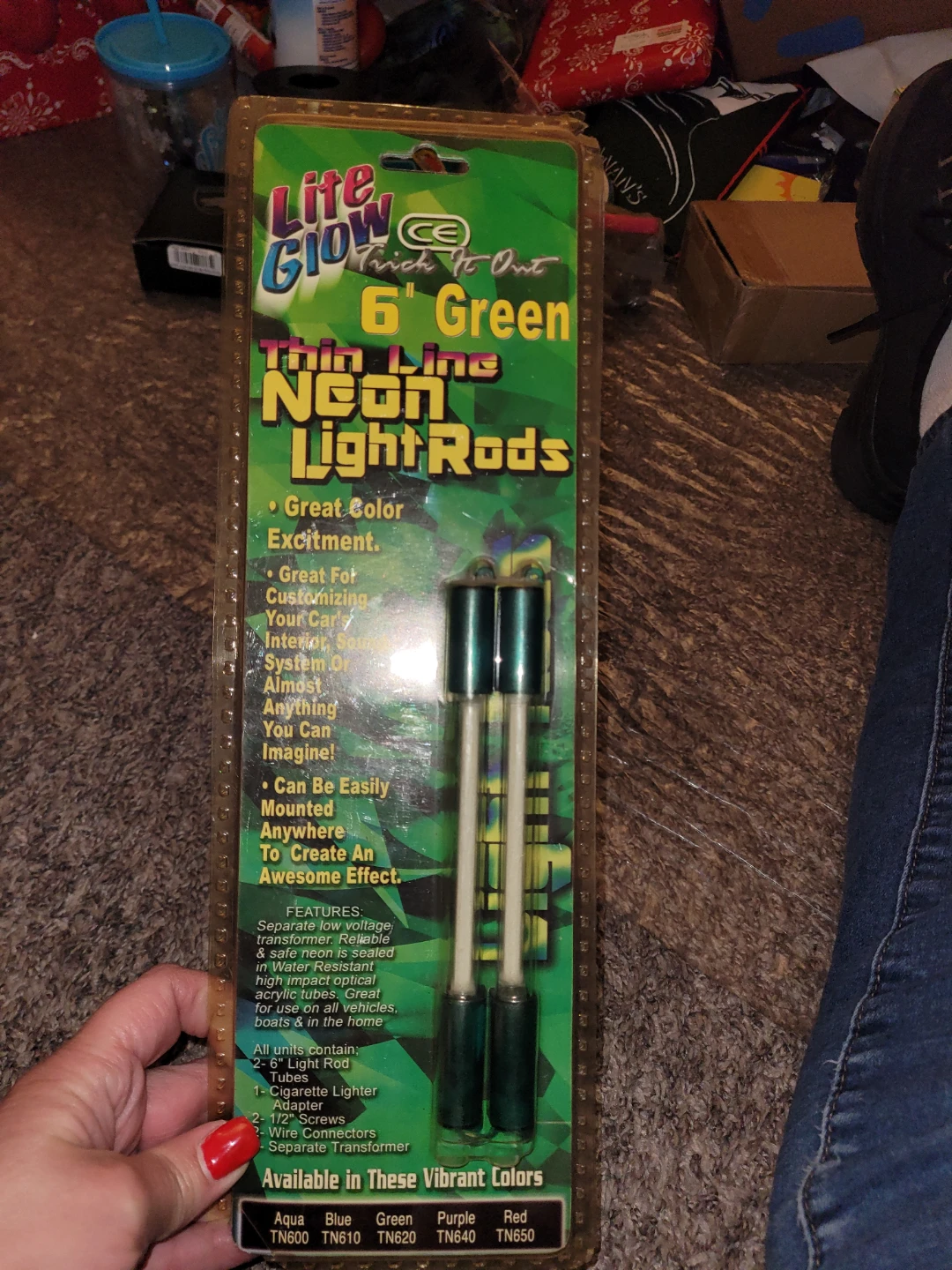 Lite Glow 6" Green Neon Light Rods Kit - photo 2