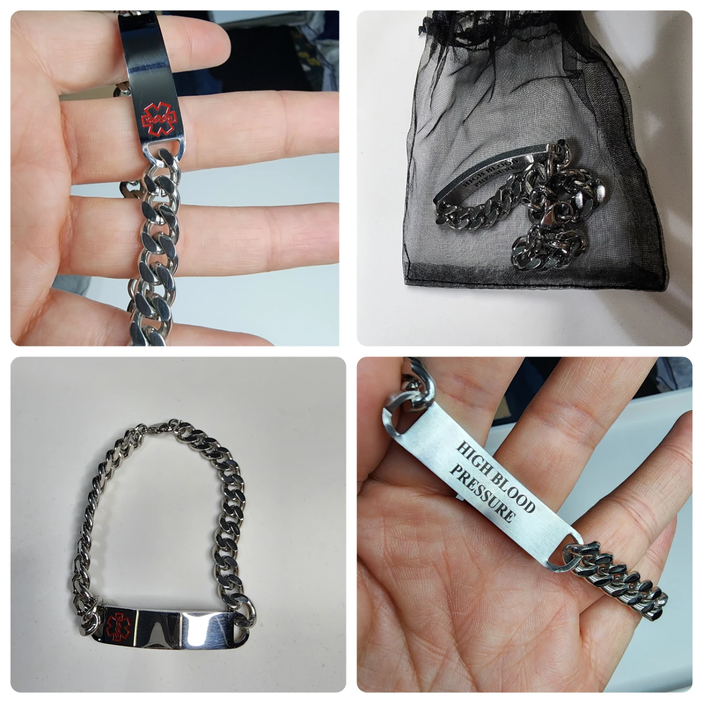 Medical Alert Bracelet - High Blood Pressure