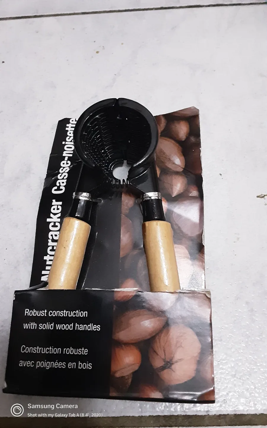 Nutcracker with Solid Wood Handles