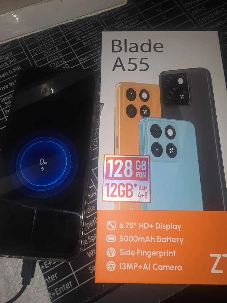ZTE Blade A55 Smartphone - 128GB ROM, 12GB RAM