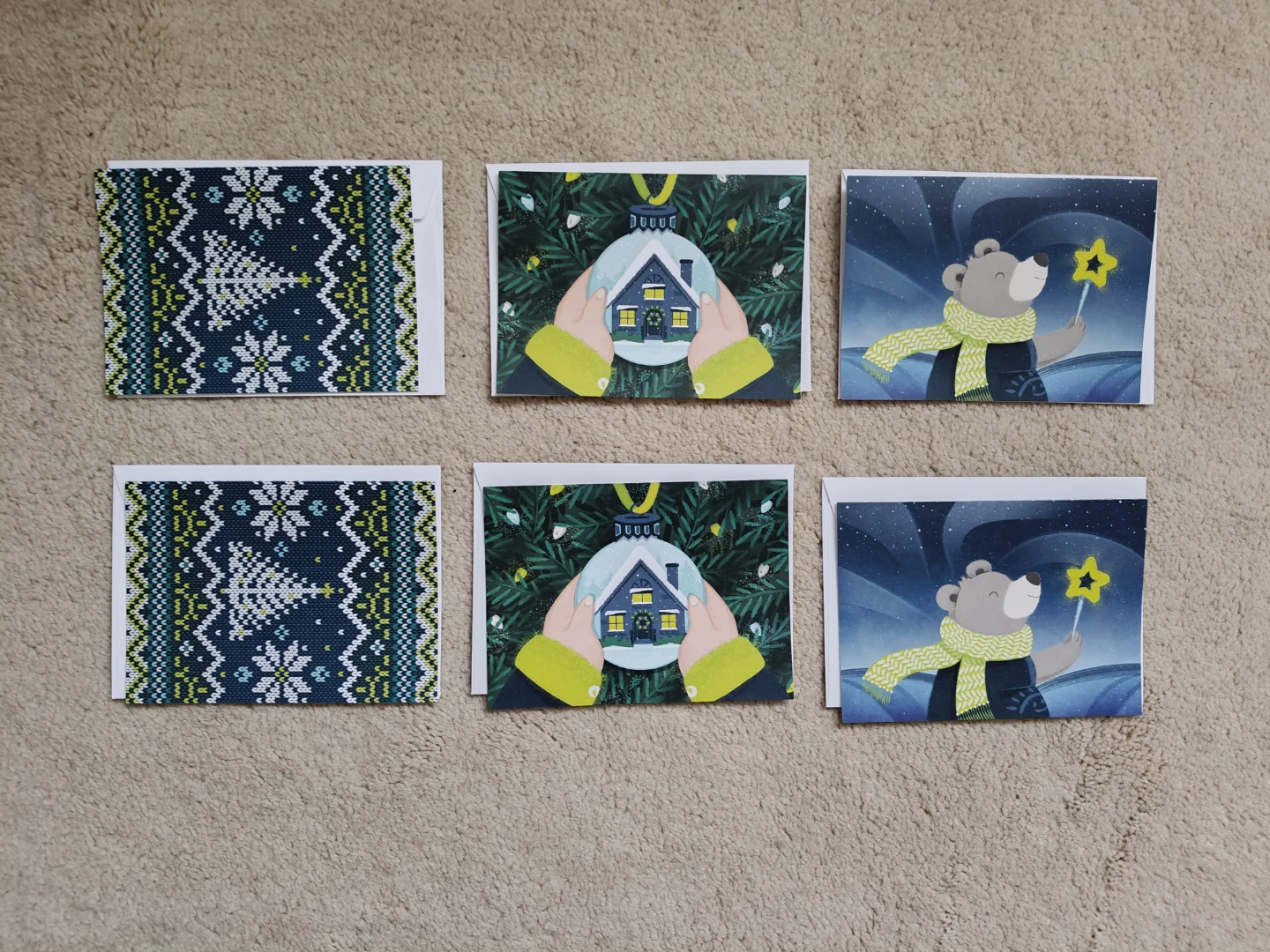 Holiday Greeting Cards - Set of 6