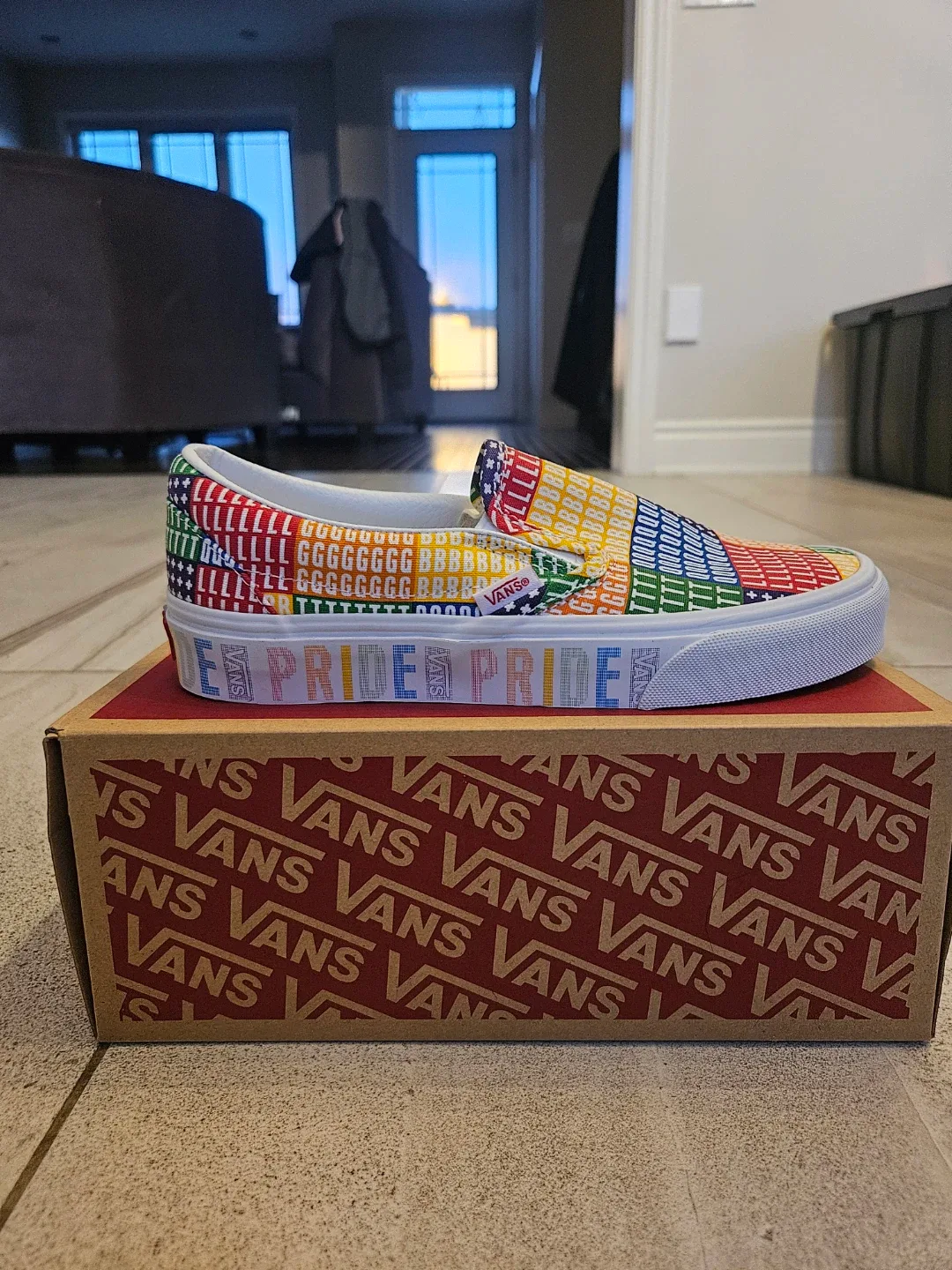 Vans Pride Slip-On Shoes, New in Box