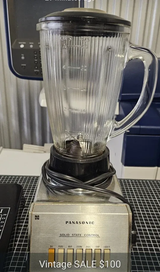 Vintage Panasonic Solid State Control Blender