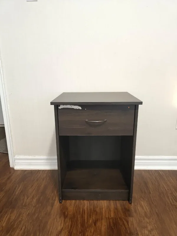 Brown Wood Nightstand