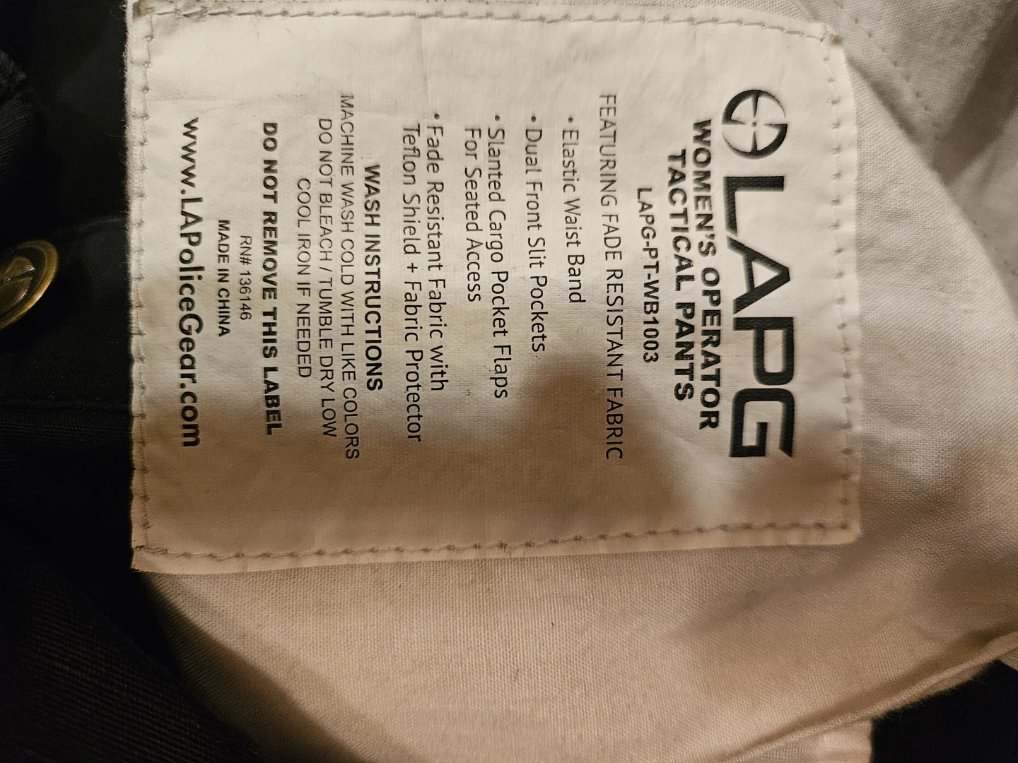 LAPG Women's Operator Tactical Pants - Size 2 - photo 3