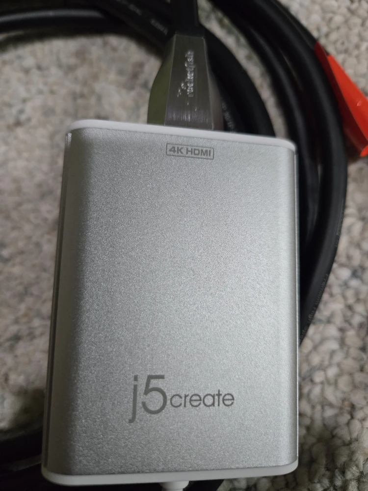 j5create 4K HDMI Adapter with Rocketfish HDMI Cable