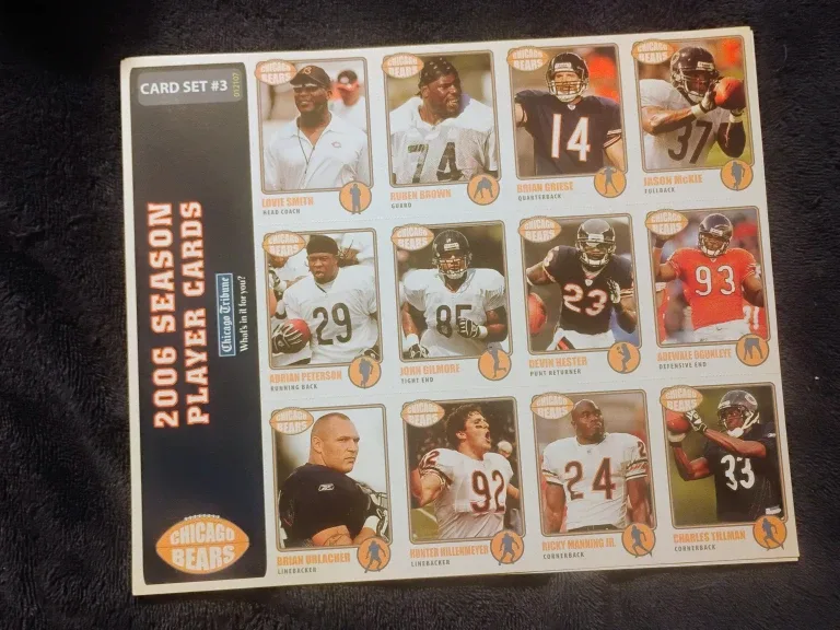 2006 Chicago Bears Player Cards Set image indicator(6)
