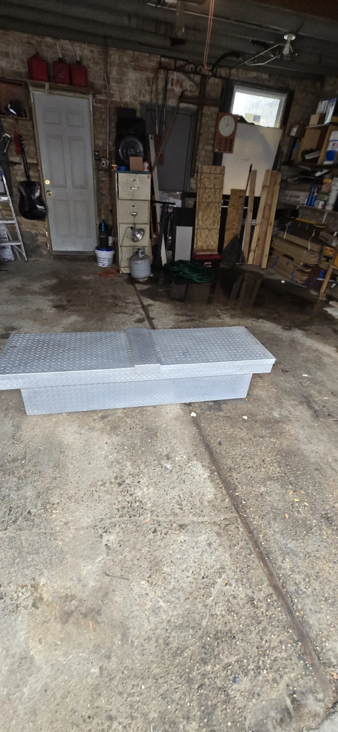 Silver Aluminum Truck Bed Toolbox