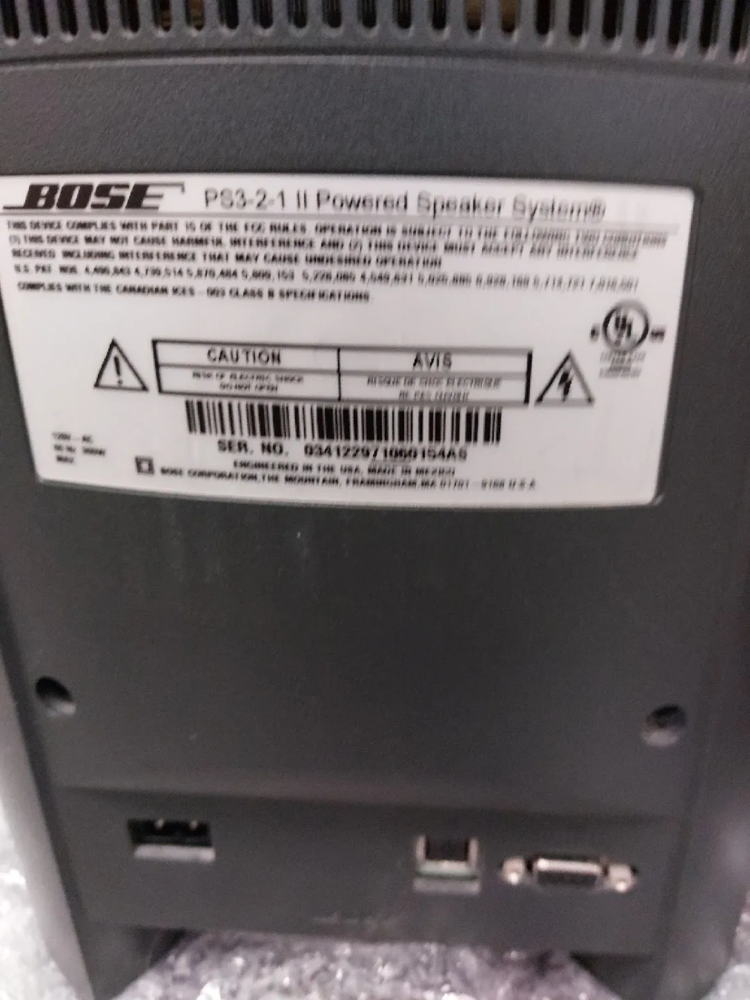 Bose Acoustimass Module Subwoofer & Speakers image indicator(6)