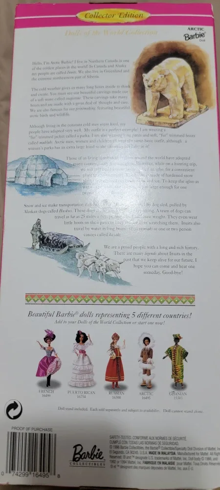 Arctic Barbie Dolls of the World Collector Edition image indicator(2)