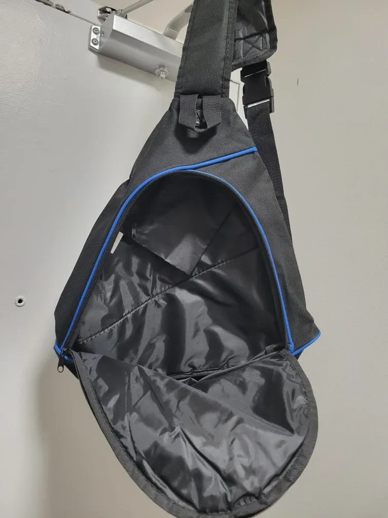 Invesco Sling Bag - Black & Blue image indicator(3)