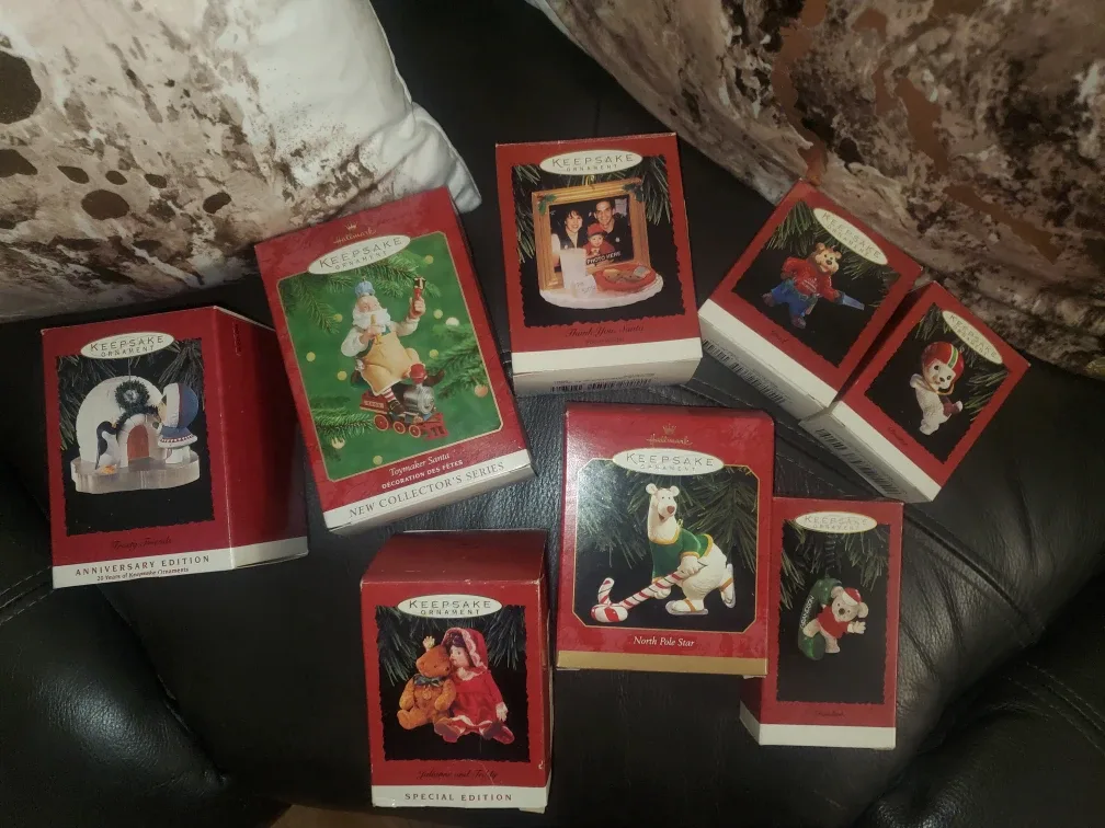 68 Hallmark Ornaments from 70' 80'- Collector's Series image indicator(4)