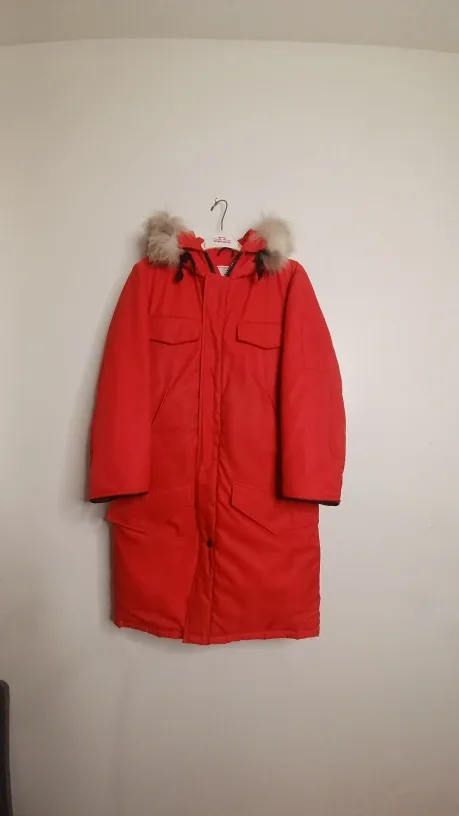 Red Winter Parka - Size Small