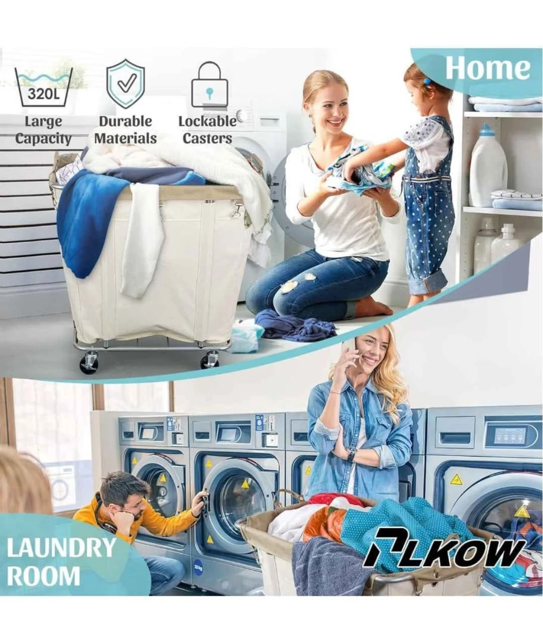ALKOW Heavy Duty Laundry Cart - photo 3