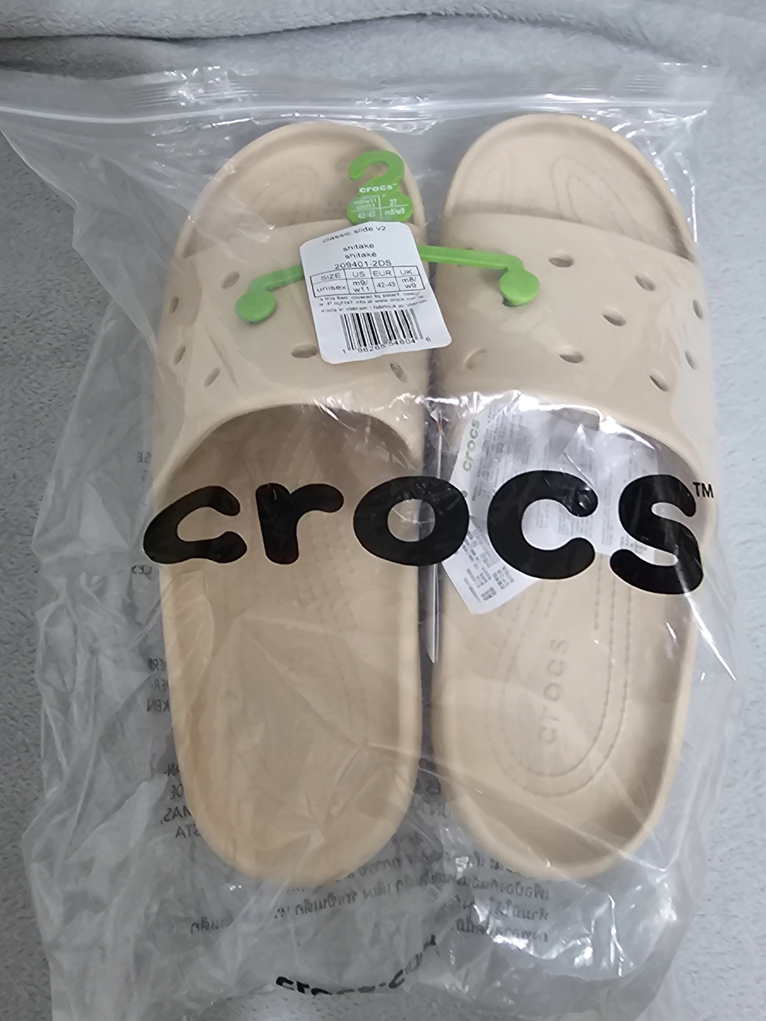 New Crocs slides