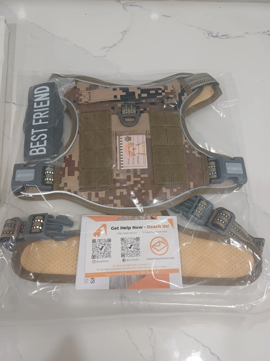 Auroth Tactical Dog Harness - Size M - New - photo 2