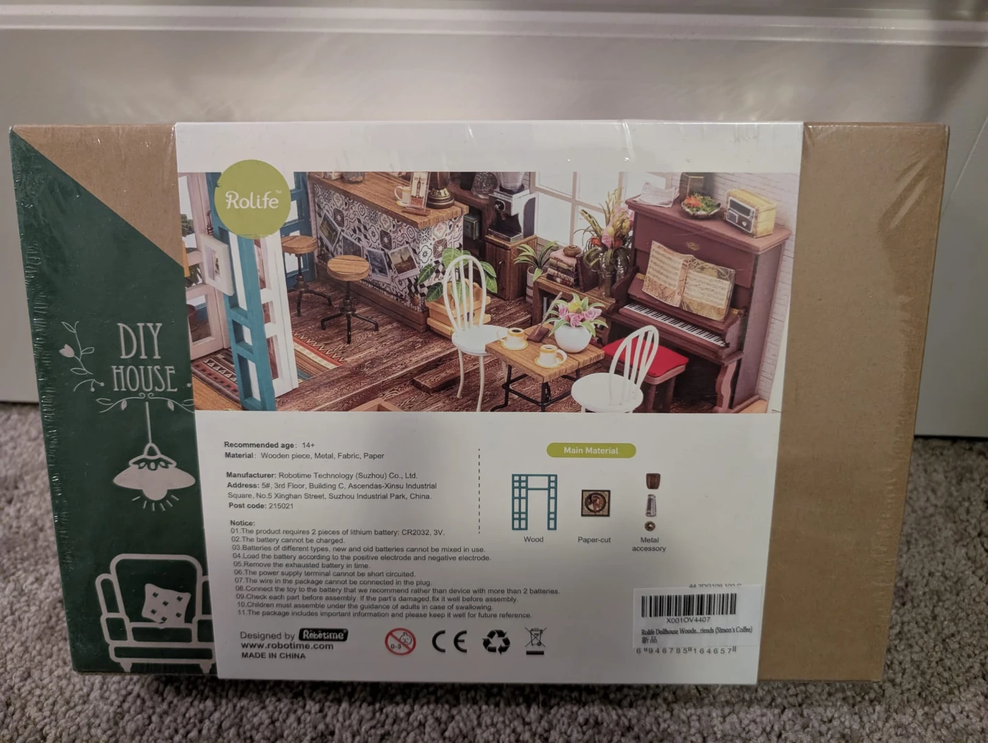 Rolife DIY Miniature Coffee House Kit New - photo 3