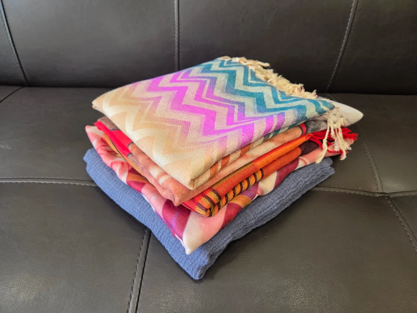 Assorted Scarves - Various Colours & Patterns