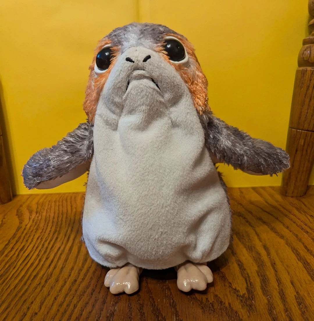 Star Wars Porg Plush Toy, Canvas Print & Funko Pop Figure