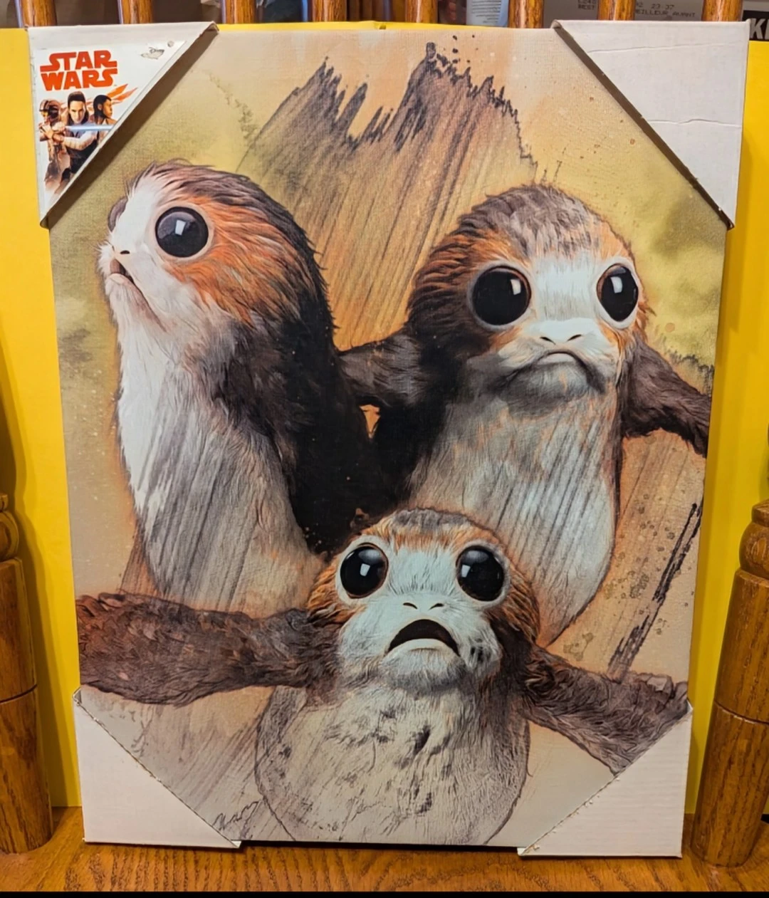 Star Wars Porg Plush Toy, Canvas Print & Funko Pop Figure - photo 5