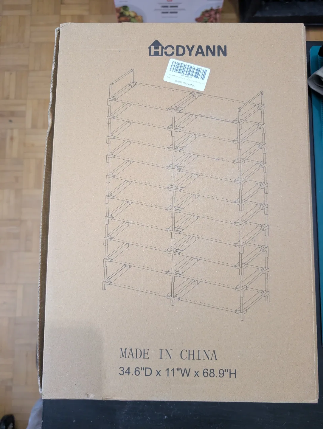 New HODYANN 10-Tier Shoe Rack image indicator(2)