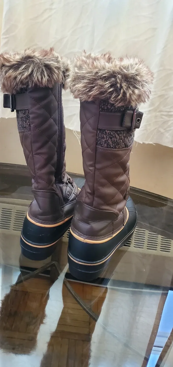 Dream Pairs DP-AVALANCHE Brown Winter Boots - US 8