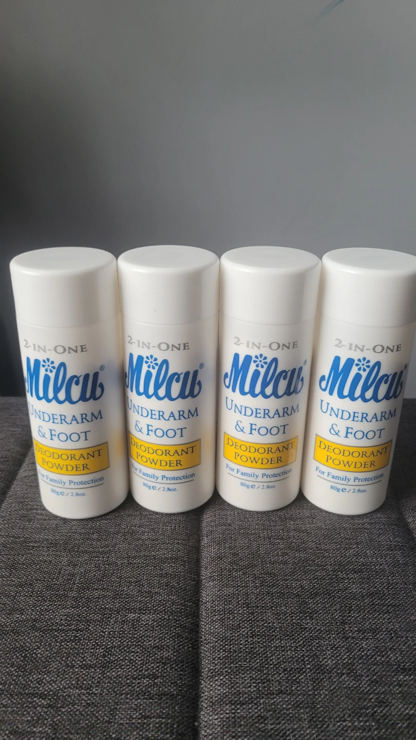 Milcu Underarm & Foot Deodorant Powder 80g