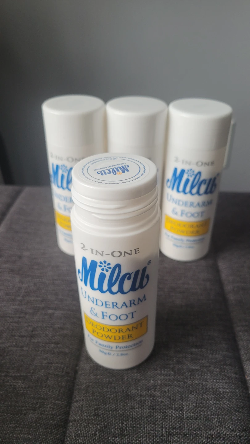 Milcu Underarm & Foot Deodorant Powder 80g - photo 2