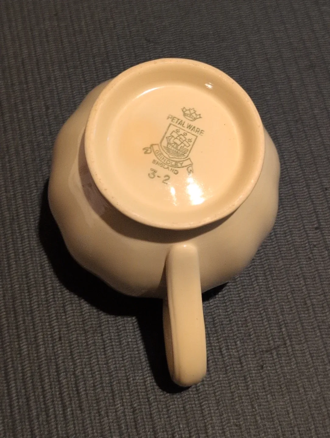 Grindley England vintage Petal Ware Jug image indicator(3)