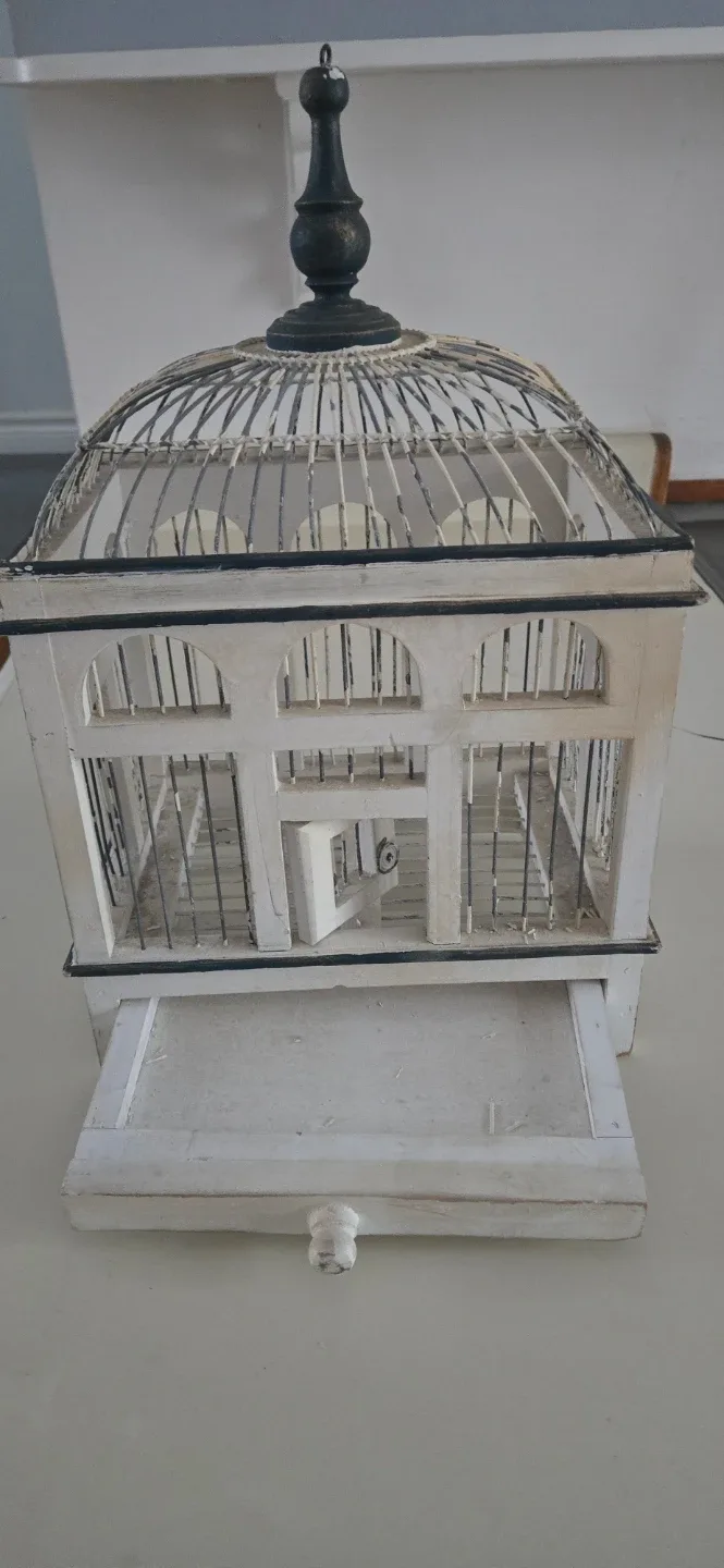 Decorative Bird Cage - White image indicator(5)