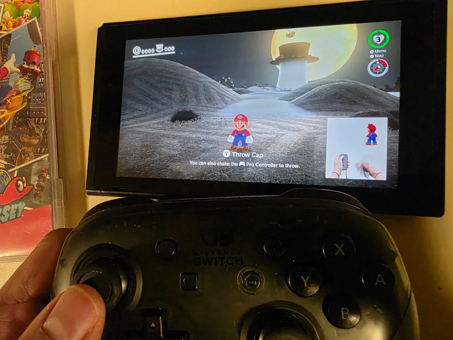 Original nintendo switch 001 with remote control use condition image indicator(3)