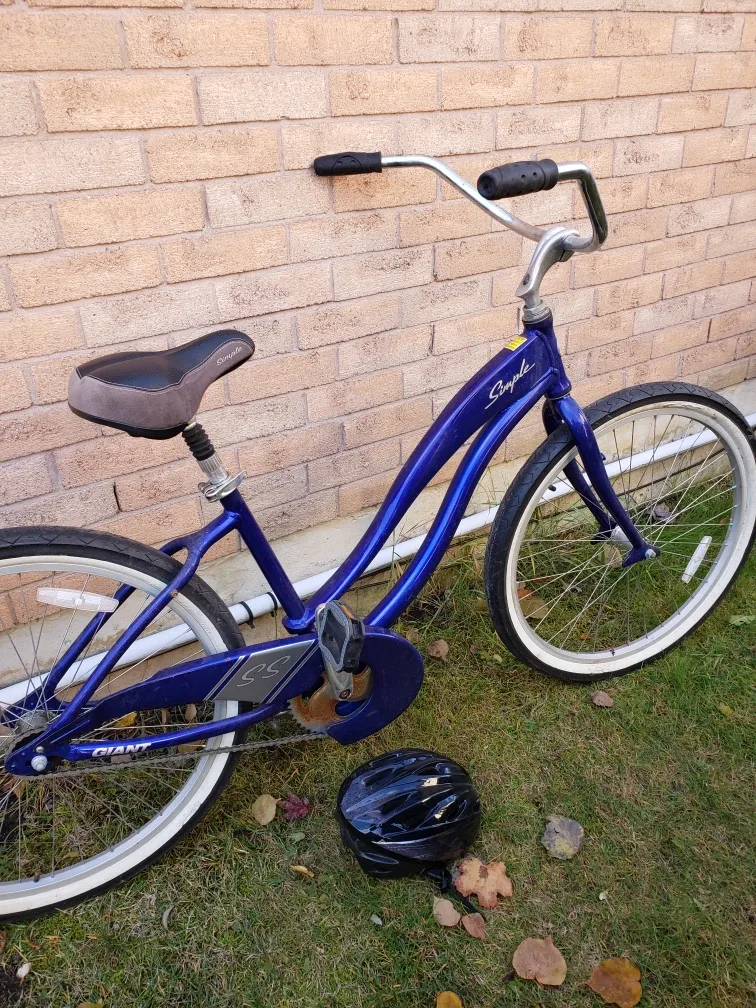 #Cleanout Giant Simple Cruiser Bike - Blue image indicator(6)