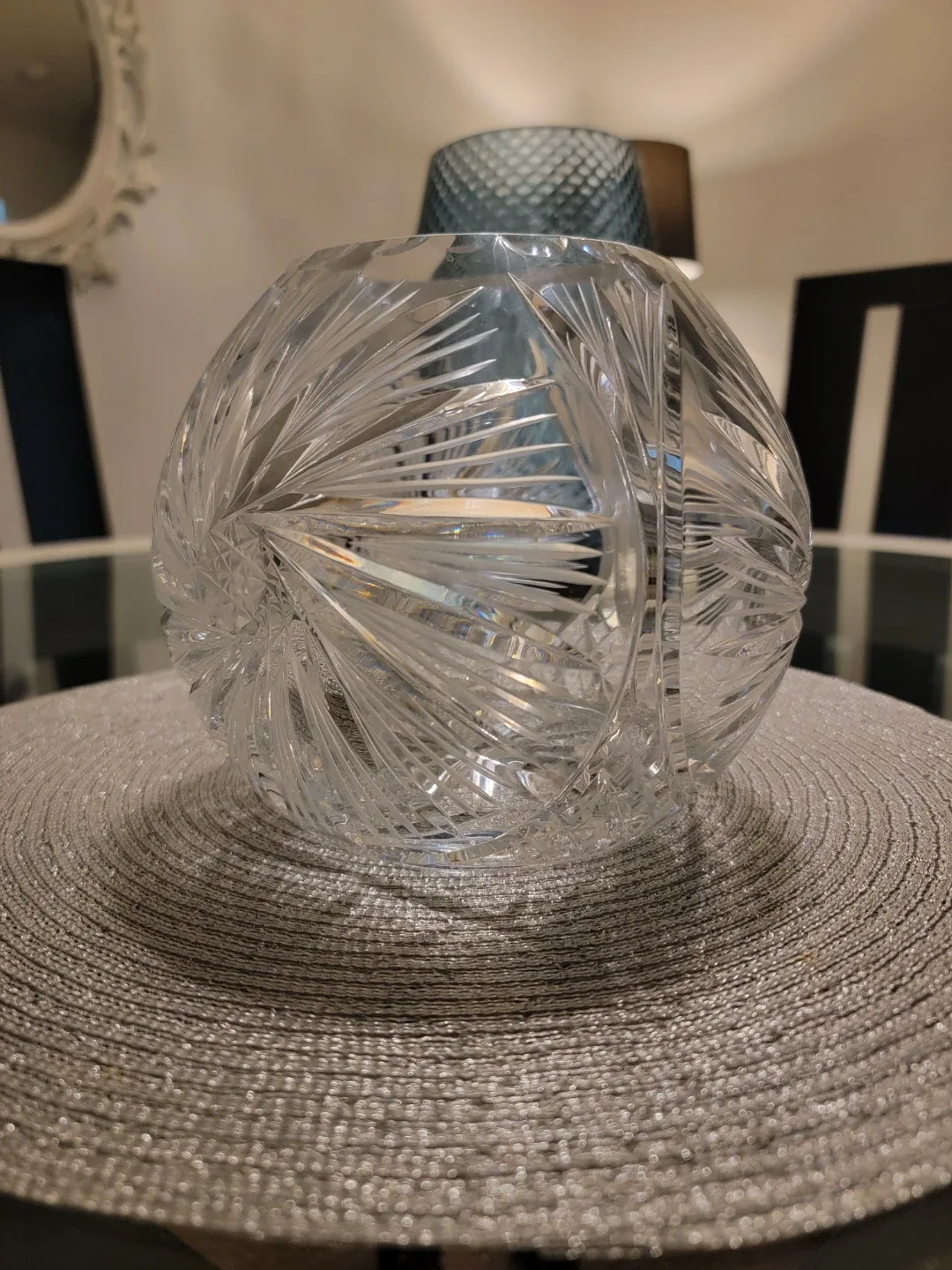 Crystal Vase - Round