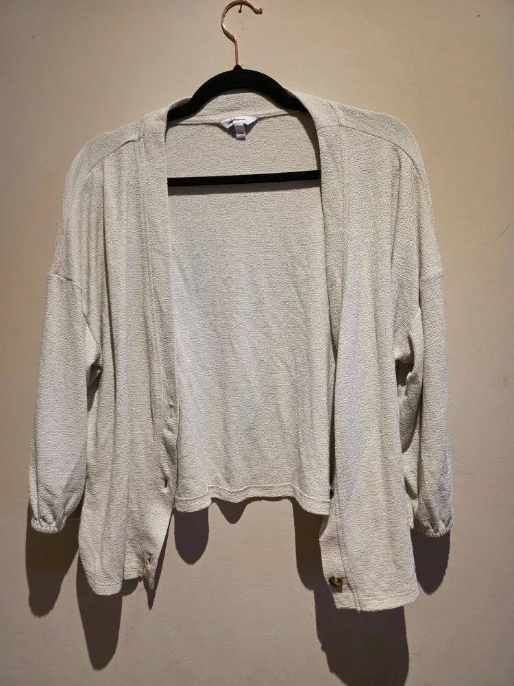 Beige Cardigan - Size Medium