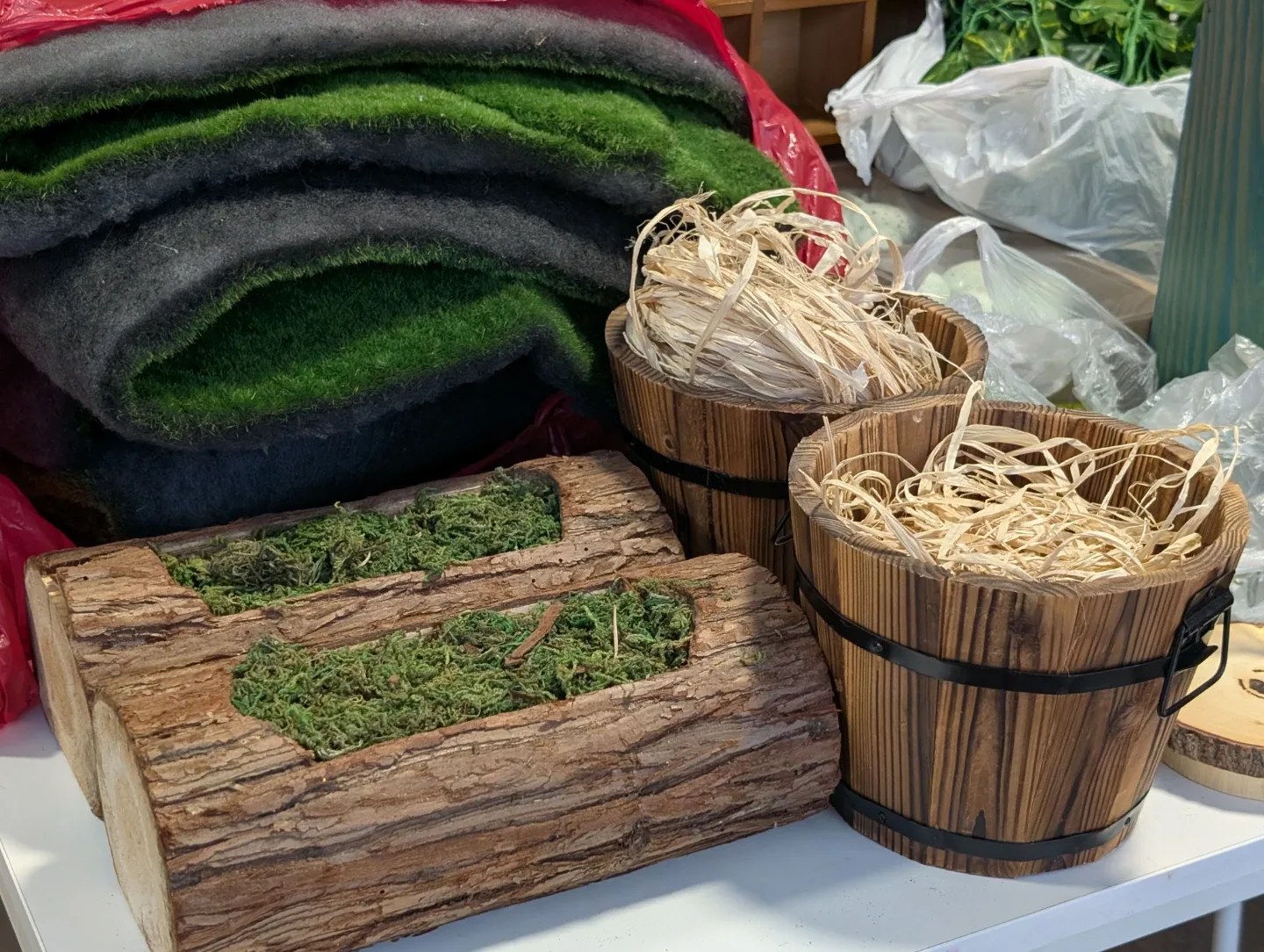 Assorted Wooden Display Shelves & Decor image indicator(2)