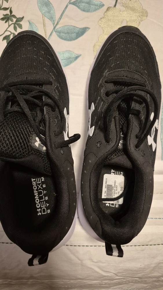 Under Armour Charged Assert 9 Black Sneakers - photo 3