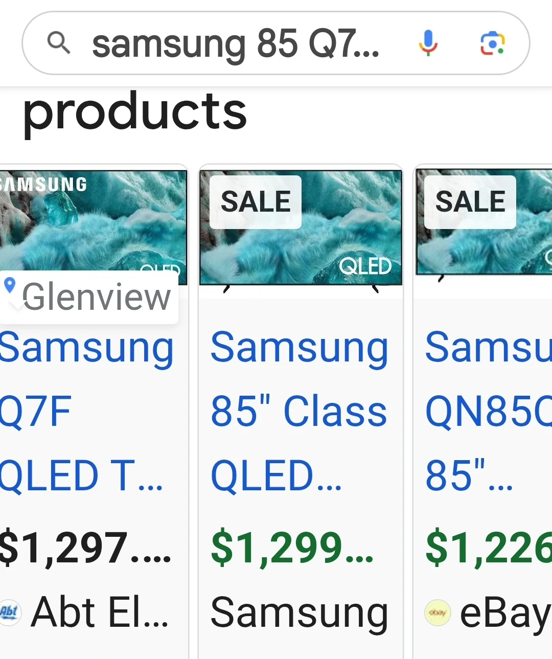 Samsung 85" Q7F QLED TV - photo 5