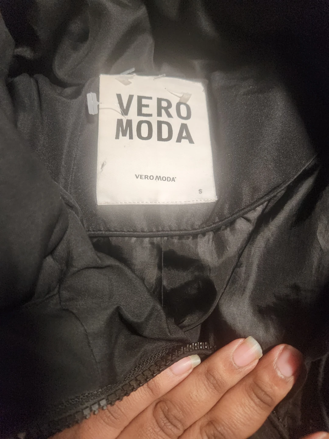 Vero Moda Black Puffer Jacket - Size Small - photo 2
