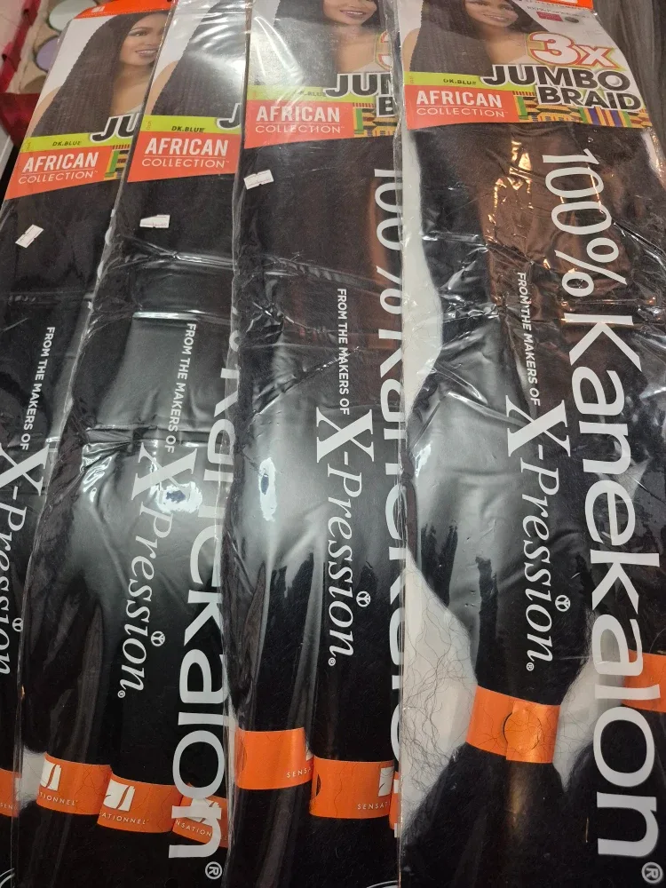 X-Pression Jumbo Braid Hair Extension Dark Blue