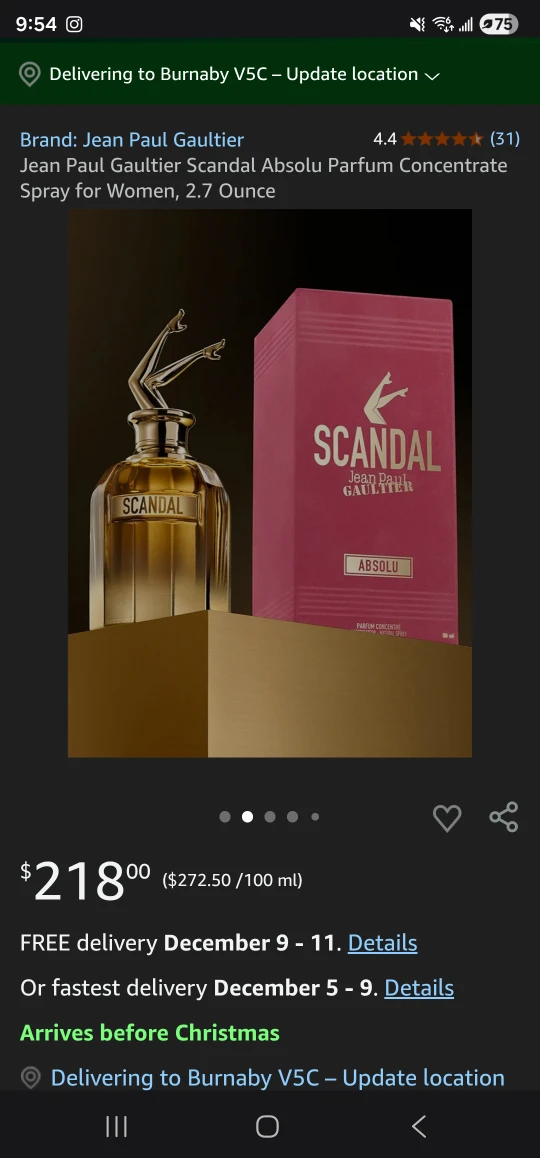 Jean Paul Gaultier Scandal Absolu Parfum 2.7 oz - photo 2