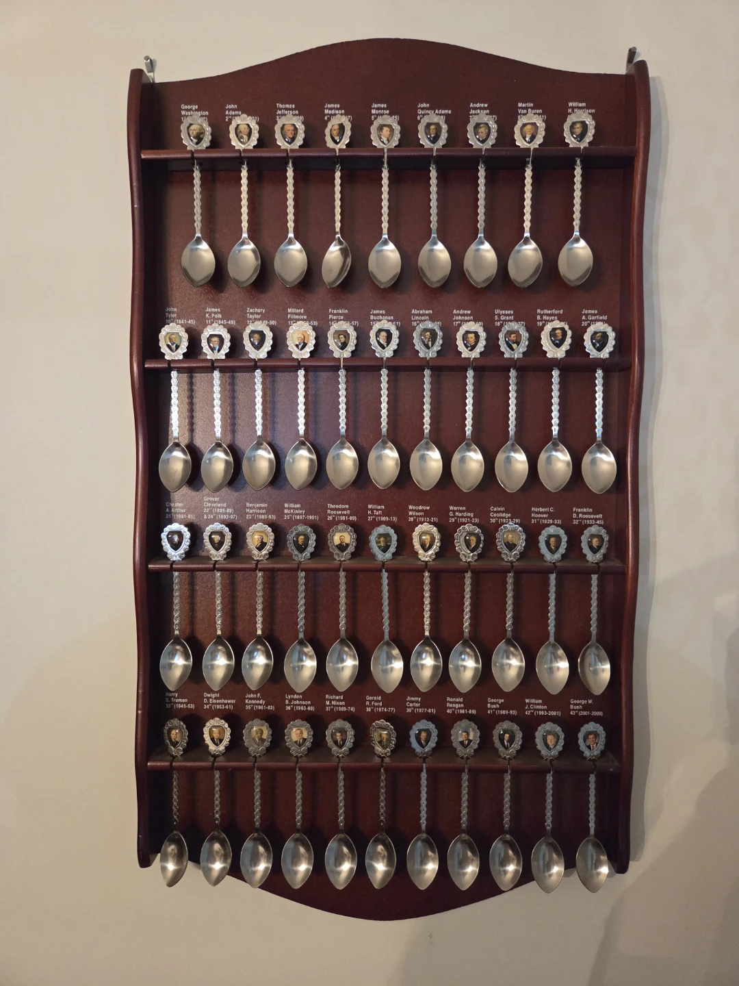 US Presidents Collector Spoons Set