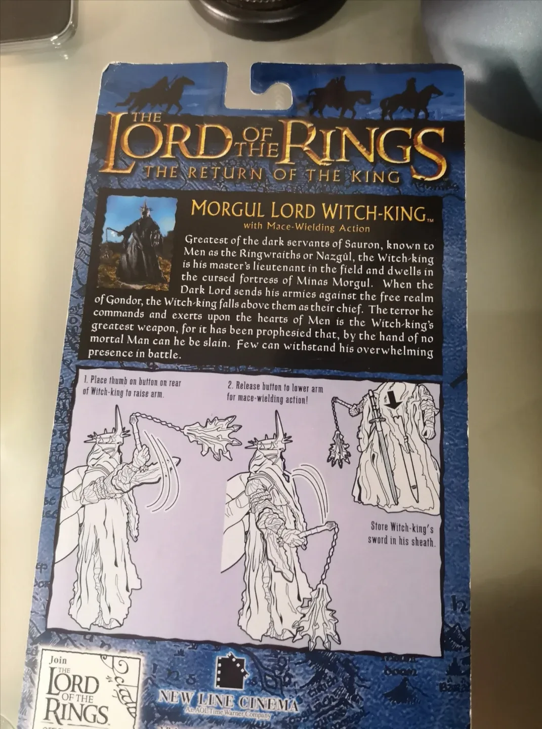 8" Morgul Lord Witch King of Angmar ~ 2003 LotR image indicator(7)
