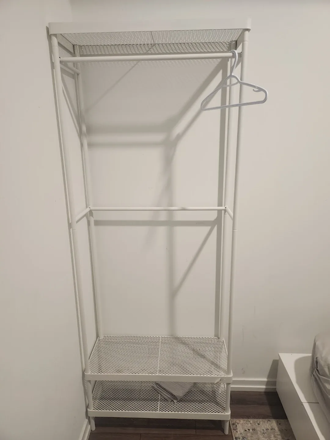 IKEA White Clothes Rack