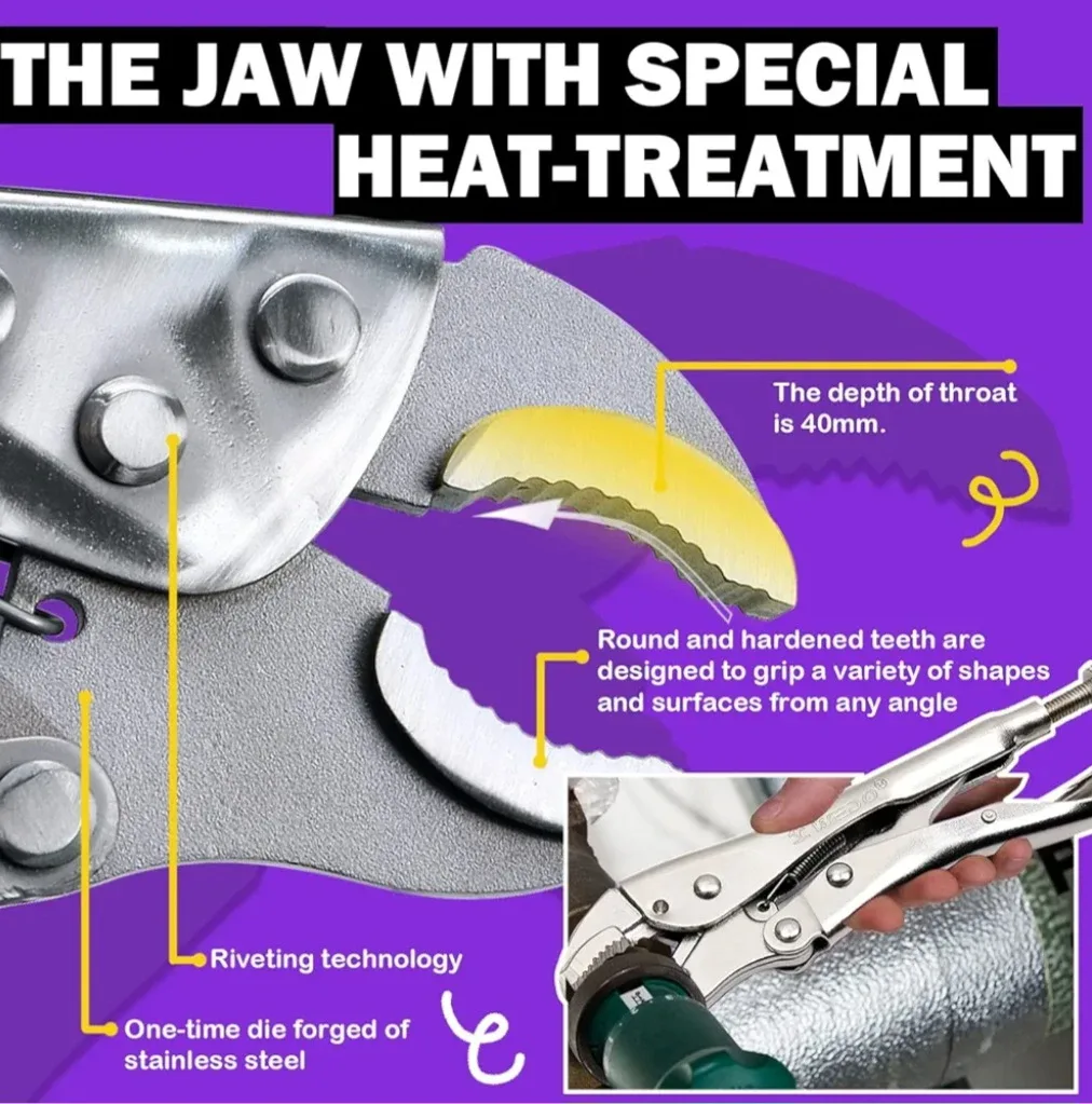 🛠Mastercraft Locking Vice Grip 7 Inches🛠