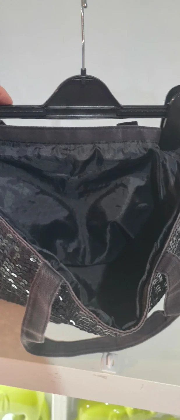 Victoria's Secret Black Sequin Tote Bag image indicator(3)